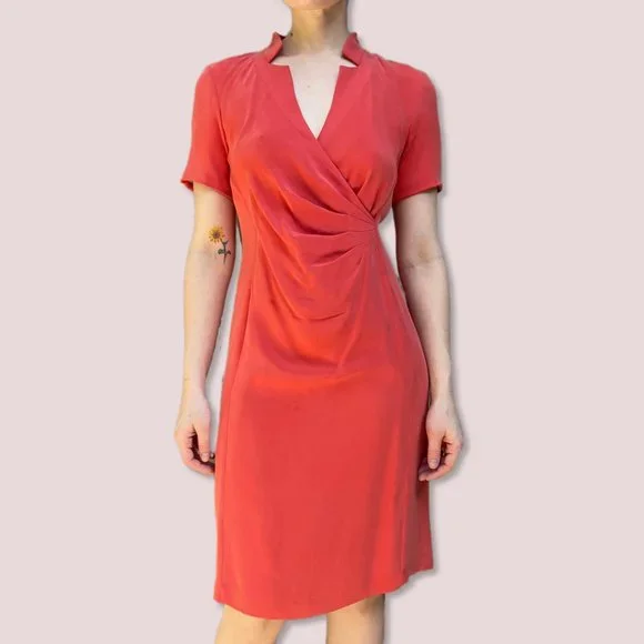 sachin and babi light blue dress Lafayette 148 New York Fit & Flare Corset Back Midi Dress Size 6